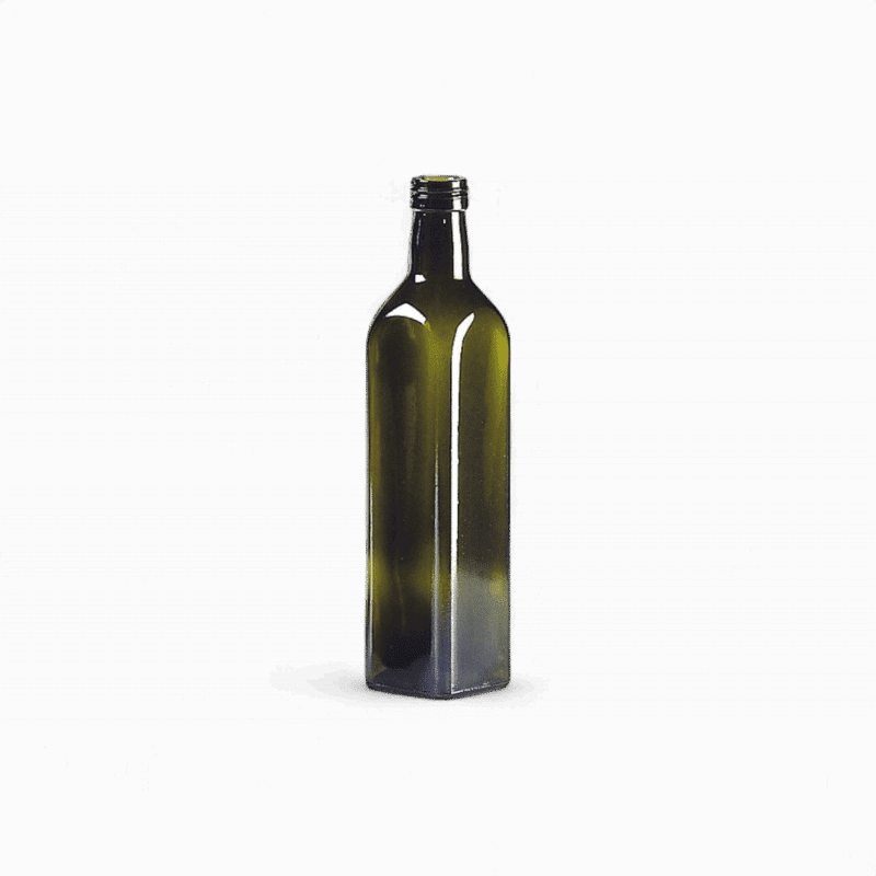 Leinöl kaltgepresst - 50cl leere Flasche zum Nachfüllen, etikettiert